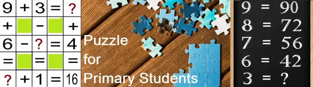 Easy 1 Puzzle for primary students